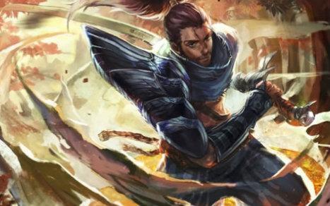 疾风剑豪亚索第三段q时说的是什么?是hasaki吗