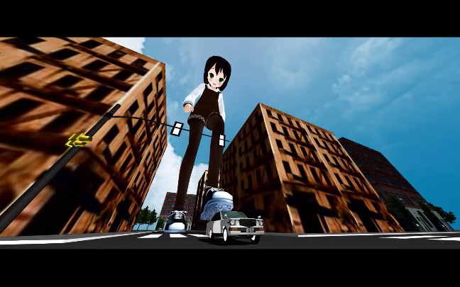 [图]【MMD】giantess 3D 踩踏