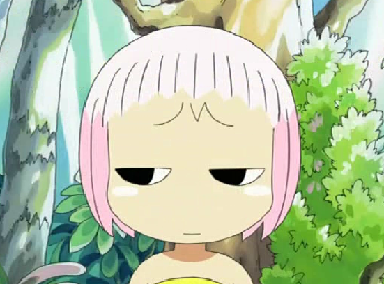 日本动漫,女主角是萝莉,动作很奇怪,手臂可以像没骨头一样抖,圆脸