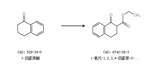 1-氧代-1,2,3,4-四氢萘-2-羧酸乙酯的合成