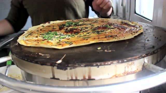 杂粮煎饼制作过程【hukaiguo23】