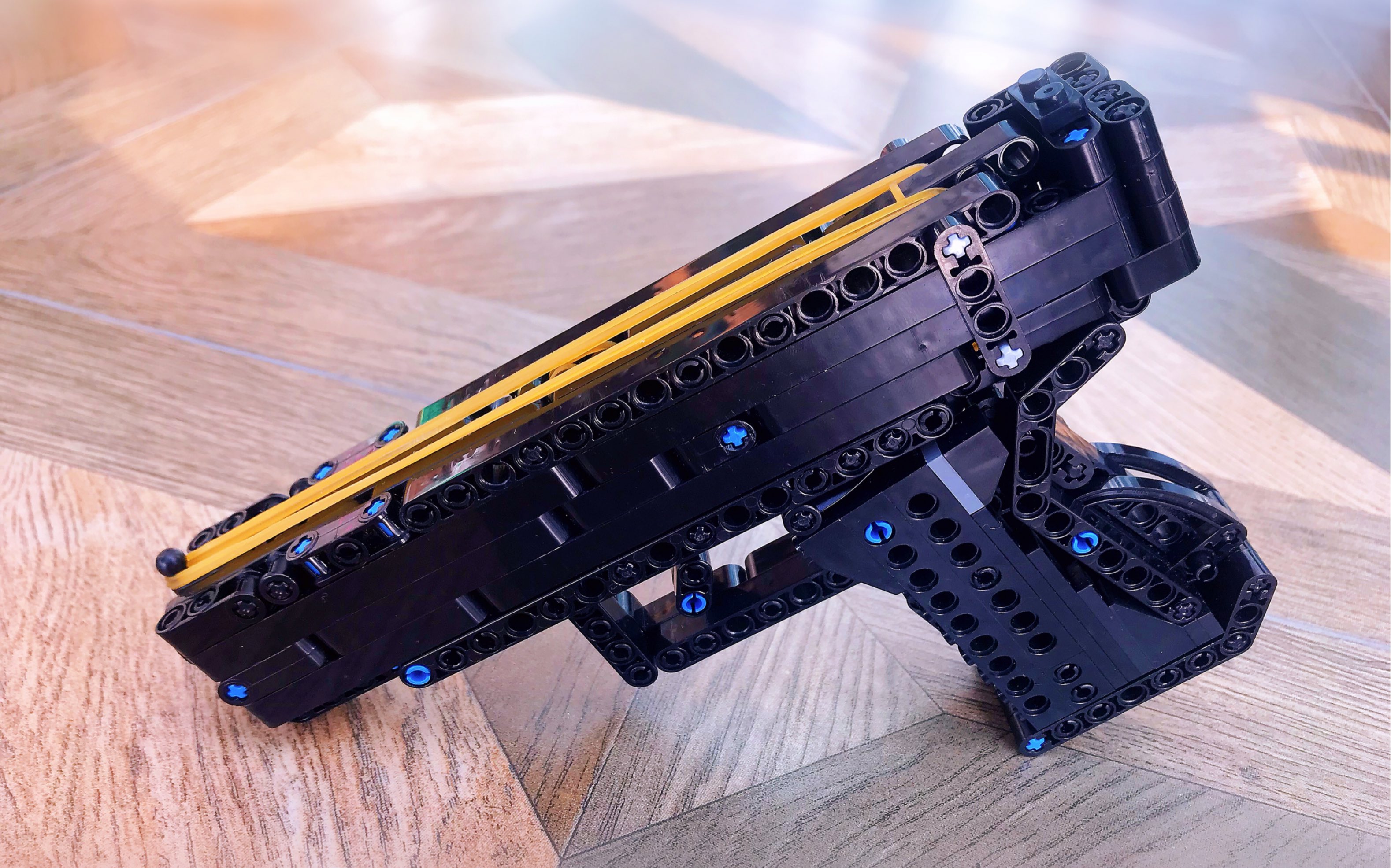 【乐高枪】洛洛克半自动皮筋枪展示(可发射)