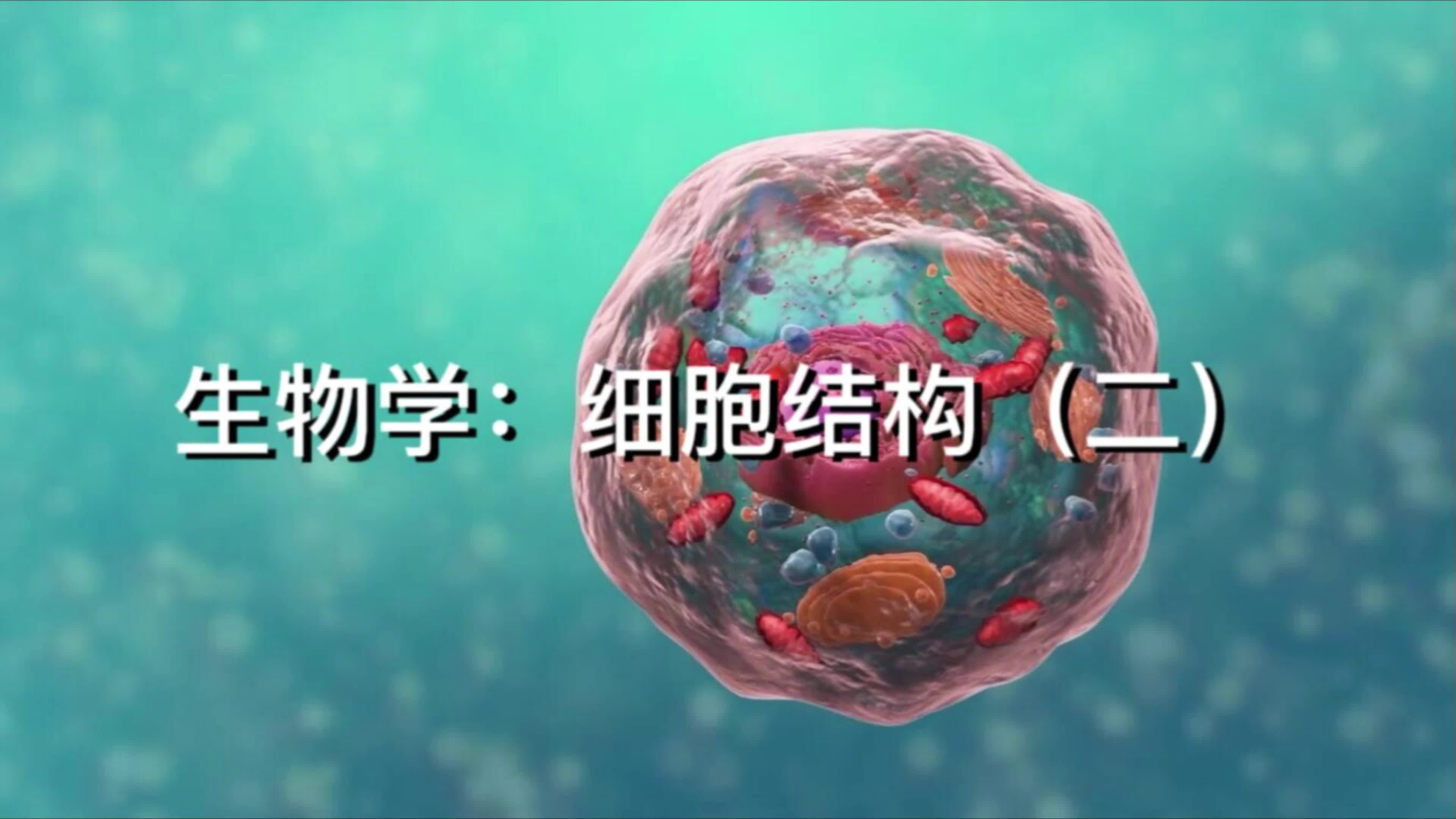 生物学: b>细胞结构 /b>(二)