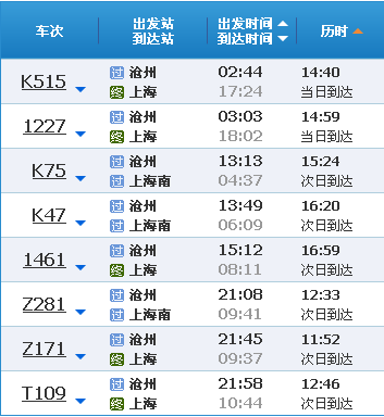 从河间市到上海从哪儿坐火车最近?坐位多少钱