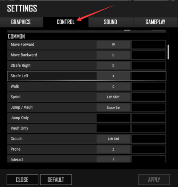 吃鸡时怎样设置键位