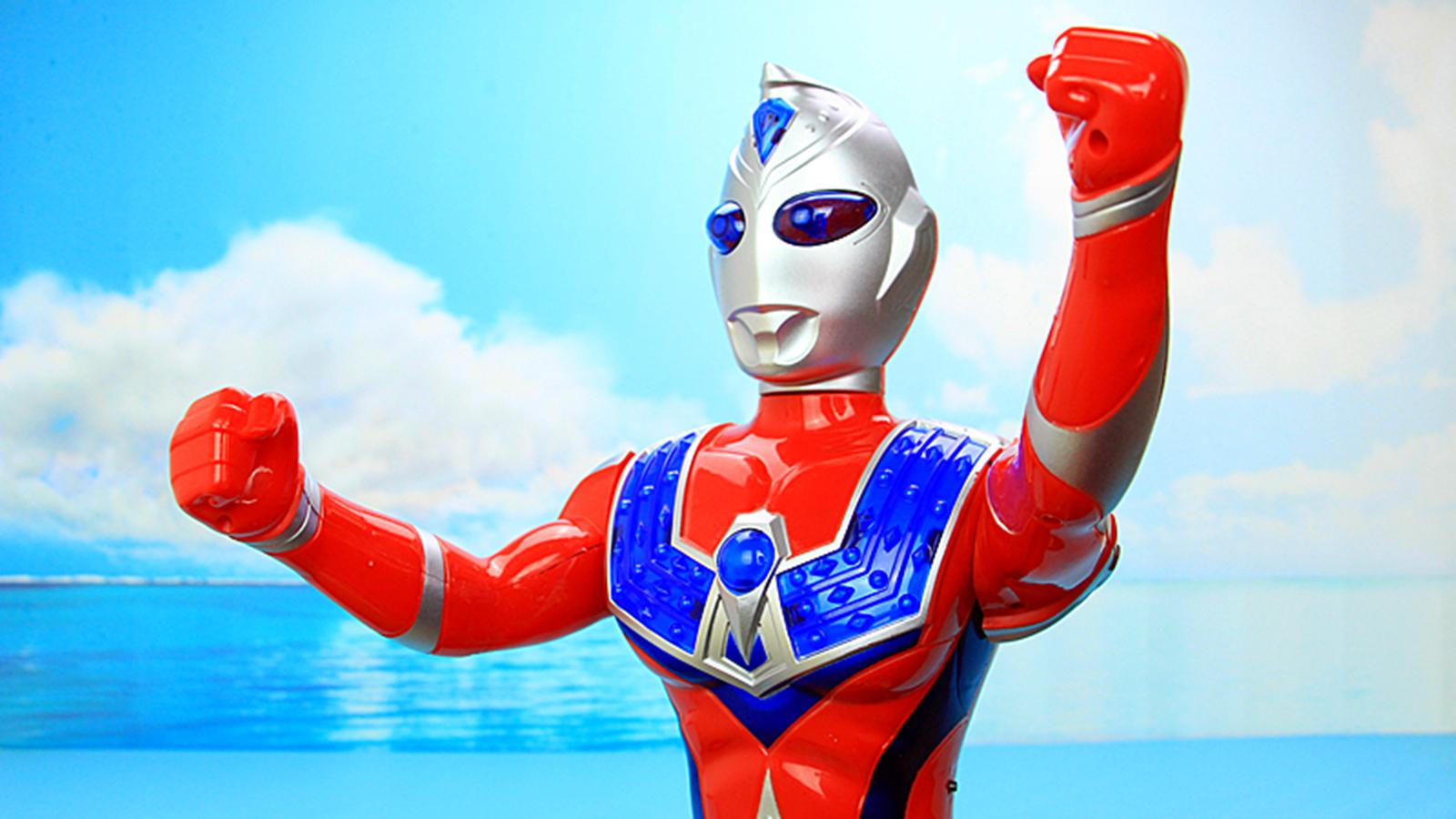 奥特曼玩具 会说话会发光的大号戴拿奥特曼