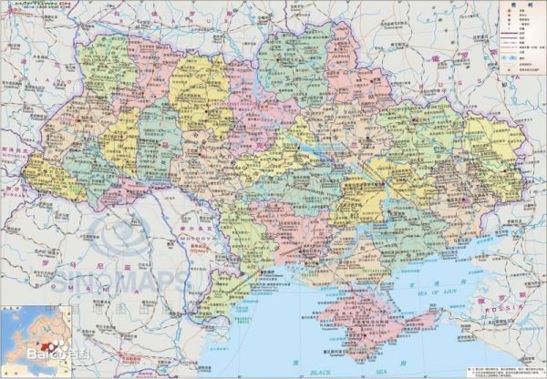 乌克兰总督辖区地图图片