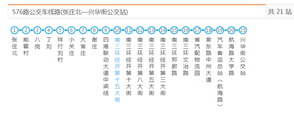 郑州576路公交车路线