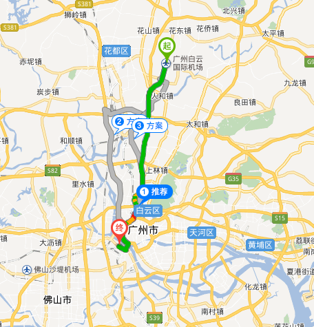 白云机场离芳村茶叶市场有多远