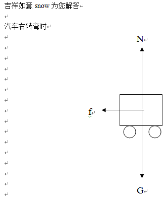 汽车转弯受力分析图图片