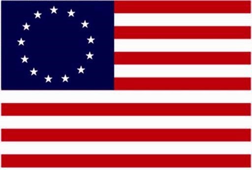最早的美国国旗图片