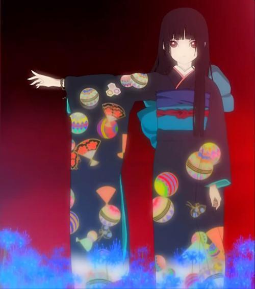 求地狱少女阎魔爱的全身图,要站立的!