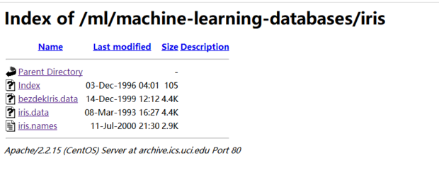 下载iris数据集,点完date folder 之后,要做什么?