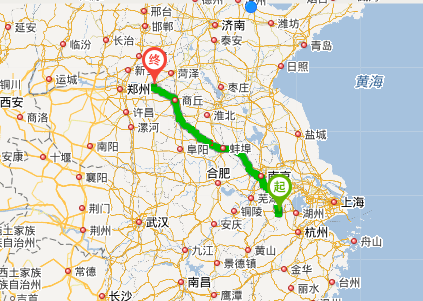 安徽广德至河南兰考有多少公里