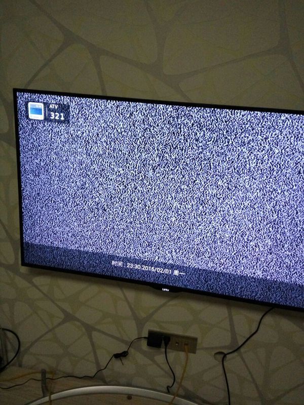 乐视的s50开机没声音,一会就黑屏了显示ATV。