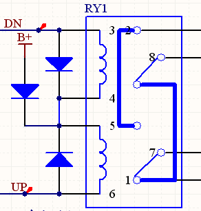 继电器并联二极管,这几个二极管啥作用啊,求详