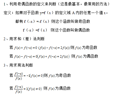 怎么判断函数奇偶性?