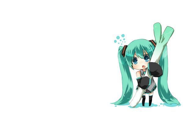 求荷初音,海初音,普通的初音未来q版萌图