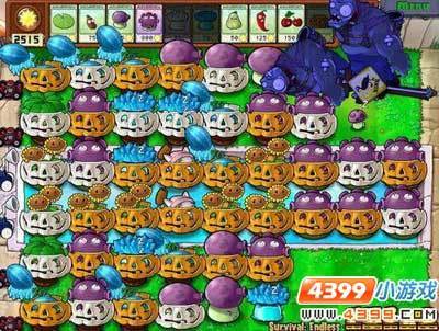 要植物大战僵尸泳池无尽模式最后布局图