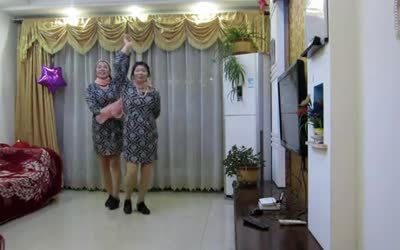 昆山美娜子 广场舞 双人舞 北京探戈【 梁祝】