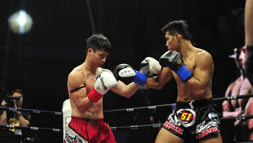 武林风:中国勇士 邱建良vs泰国江通猜,金腰带争夺战,精彩