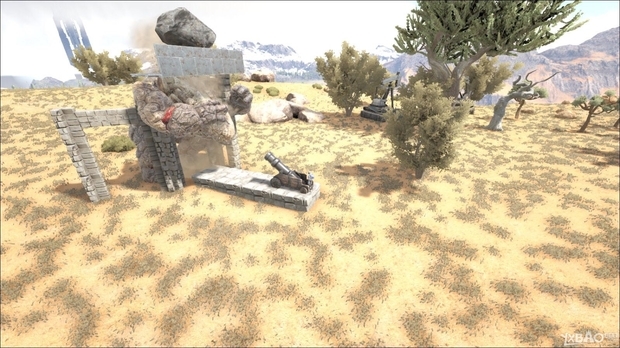 《方舟三:生存进化》单人六训石头人及南巨方