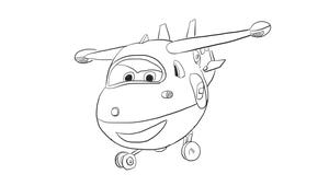 超级飞侠之乐迪亲子绘画儿童简笔画视频 宝宝轻松学画画