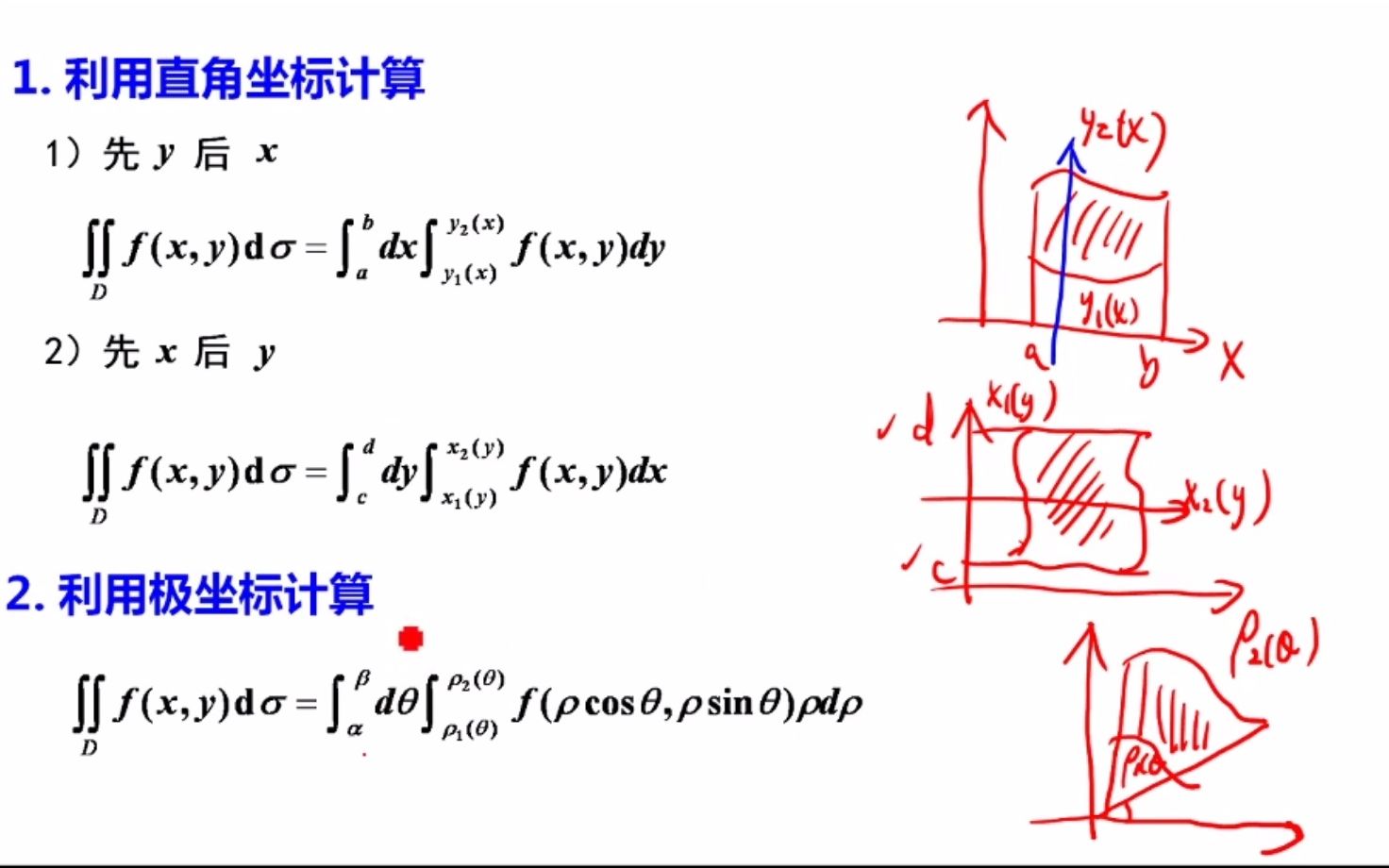[图]第15课 计算二重积分的方法和技巧