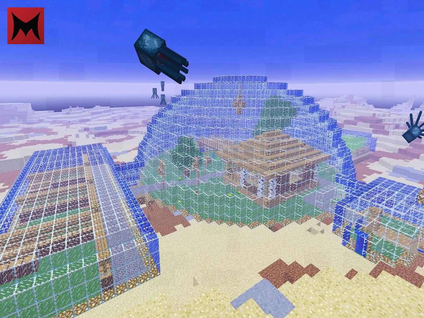 我的世界游戏解说】创建水下基地!creating an underwater base!