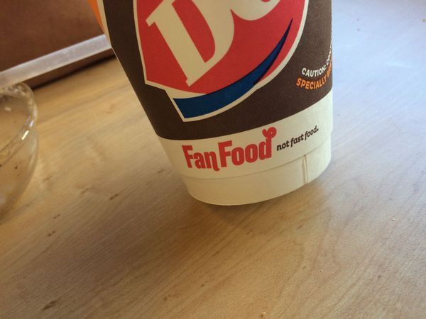 fan food 是什么意思啊? 看见dairyqueen