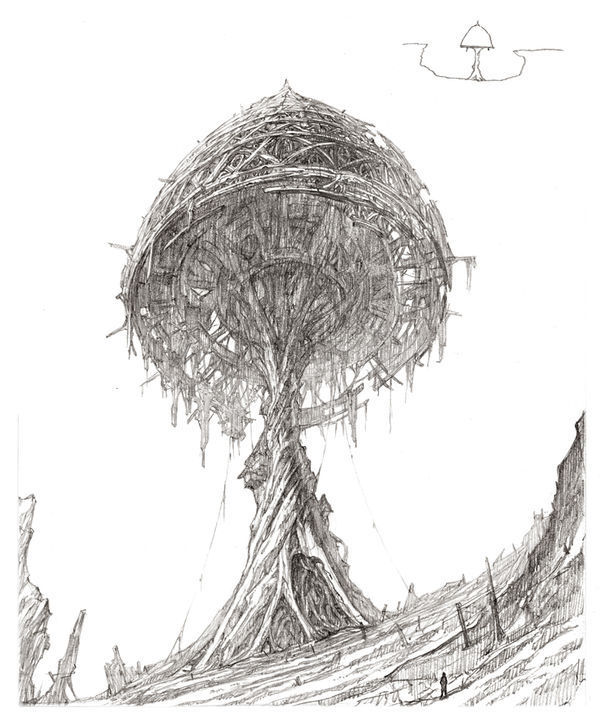 节能减排的科幻画