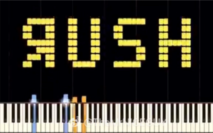 [图]一首简单上手的钢琴曲《Rush E》献给大家