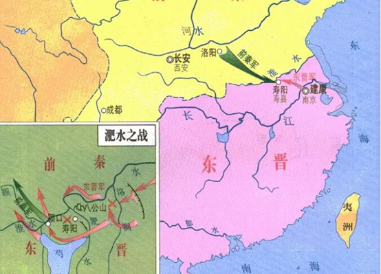 秦晋淝水之战是指淮河支流的淝水是指西淝河吗