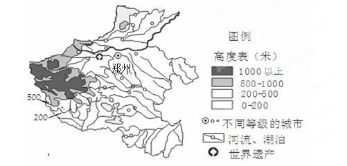 河南地形图简笔画图片