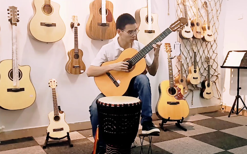 古典吉他名曲【爱的罗曼史】前奏-王雅梦版