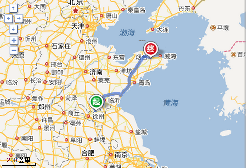 山东省枣庄市台儿庄区古城内离烟台南站近些还是烟台站近些?