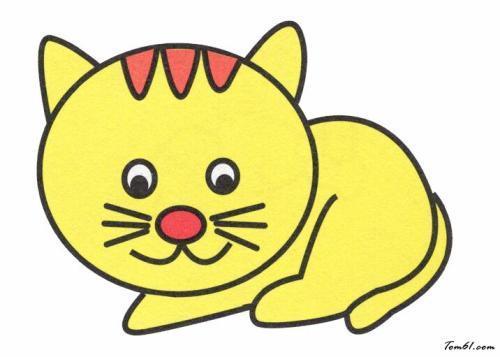 简笔画小花猫有什么颜色