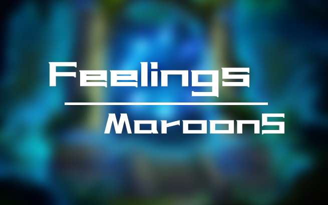 [图]【音频可视化】Feelings—Maroon5