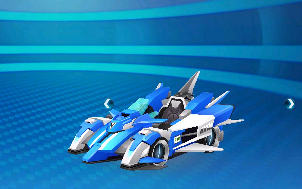 qq飞车原装a 车幻蓝地魔试跑