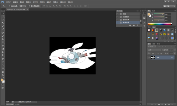 在photoshop中拉伸图片,如何保持人物比例不变