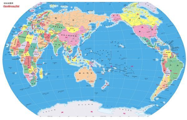 在哪里可以看到比较清晰的世界地图最好可以放