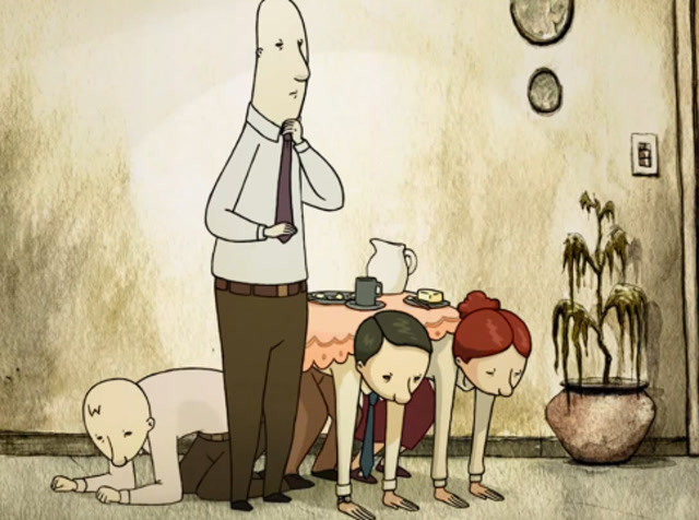 真实动漫短片《雇佣 人生》,在人吃人的社会中,人性到底有多 卑贱