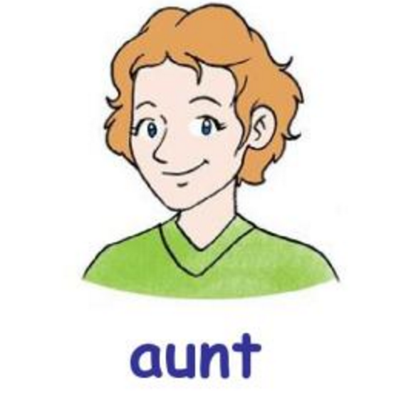 扩展资料: aunt这个单词1300年左右进入英语,直接源自盎格鲁法语的