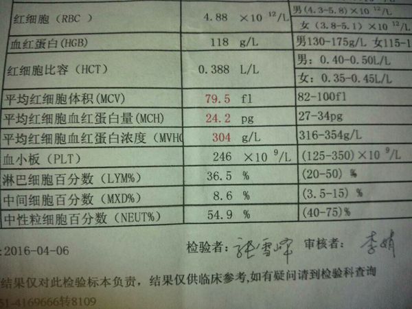 平均红细胞体积,平均红细胞血红蛋白量,平均红细胞血红蛋白浓度分别