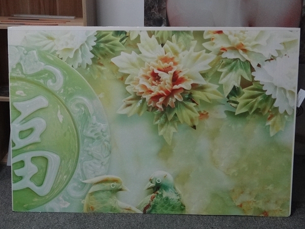 亚克力uv平板打印机 打印的图案会不会掉阿?