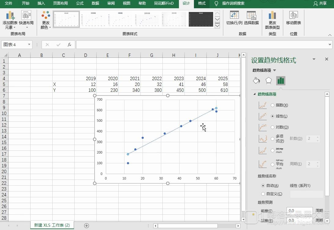 [图]excel做回归分析