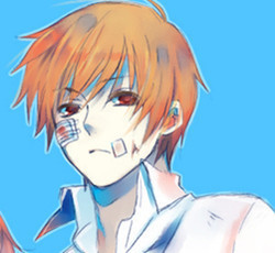 求脸上贴ok绷的动漫男头 .