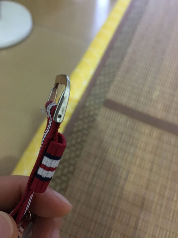 朋友国外带回来的DW手表。但是退色了,这是怎