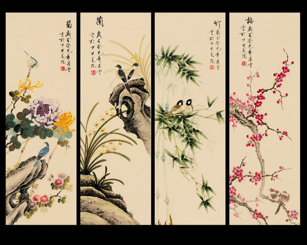 "竹兰梅菊"的正确排列顺序是怎样的?_360问答