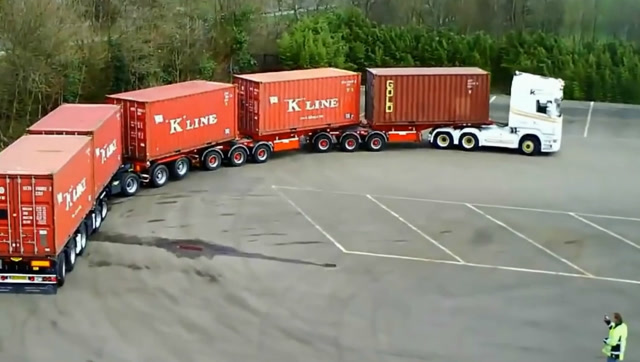 中国最长的货车图片
